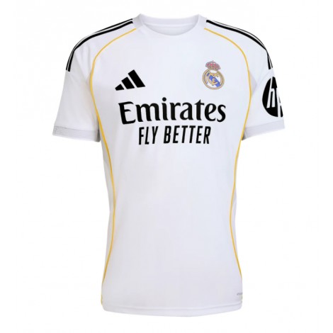 Real Madrid Jude Bellingham #5 Thuis tenue 2025-26 Korte Mouw Real Madrid Jude Bellingham #5 Thuis tenue 2025-26 Korte Mouw
