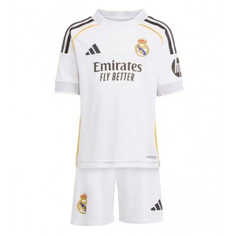 Real Madrid Jude Bellingham #5 Thuis tenue Kids 2025-26 Korte Mouw (+ Korte broeken)