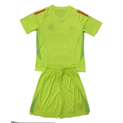 Real Madrid Keeper Derde tenue Kids 2024-25 Korte Mouw (+ Korte broeken)