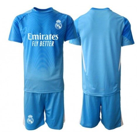 Real Madrid Keeper Thuis tenue Kids 2025-26 Korte Mouw (+ Korte broeken)