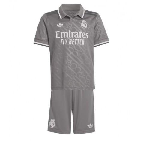 Real Madrid Kylian Mbappe #9 Derde tenue Kids 2024-25 Korte Mouw (+ Korte broeken)