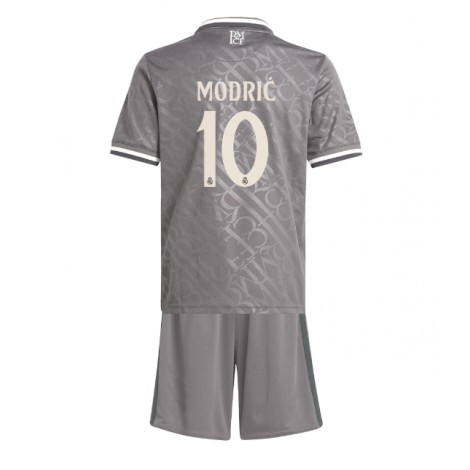 Real Madrid Luka Modric #10 Derde tenue Kids 2024-25 Korte Mouw (+ Korte broeken)