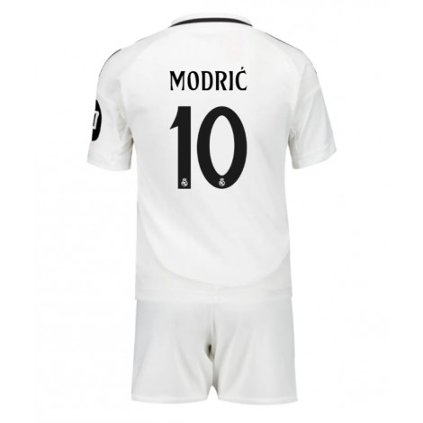 Real Madrid Luka Modric #10 Thuis tenue Kids 2024-25 Korte Mouw (+ Korte broeken)