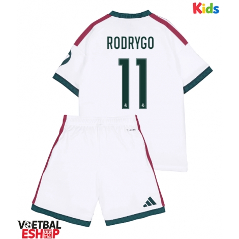 Real Madrid Rodrygo Goes #11 Thuis tenue Kids 2026-27 Korte Mouw (+ Korte broeken)