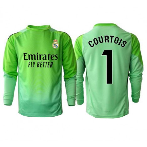 Real Madrid Thibaut Courtois #1 Keeper Uit tenue 2025-26 Lange Mouw Real Madrid Thibaut Courtois #1 Keeper Uit tenue 2025-26 Lange Mouw