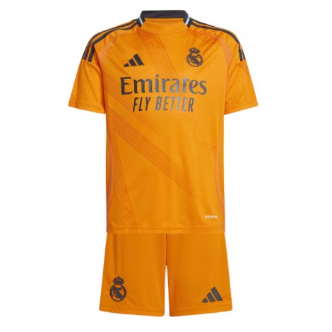 Real Madrid Vinicius Junior #7 Uit tenue Kids 2024-25 Korte Mouw (+ Korte broeken)