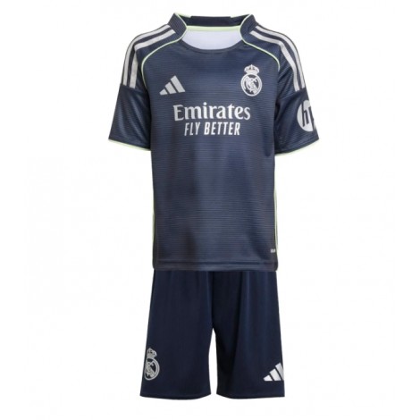Real Madrid Vinicius Junior #7 Uit tenue Kids 2025-26 Korte Mouw (+ Korte broeken)