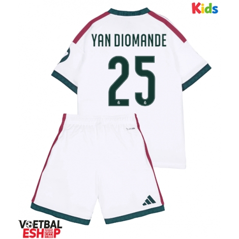 Real Madrid Yan Diomande #25 Thuis tenue Kids 2026-27 Korte Mouw (+ Korte broeken)