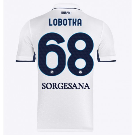 SSC Napoli Stanislav Lobotka #68 Uit tenue 2024-25 Korte Mouw SSC Napoli Stanislav Lobotka #68 Uit tenue 2024-25 Korte Mouw