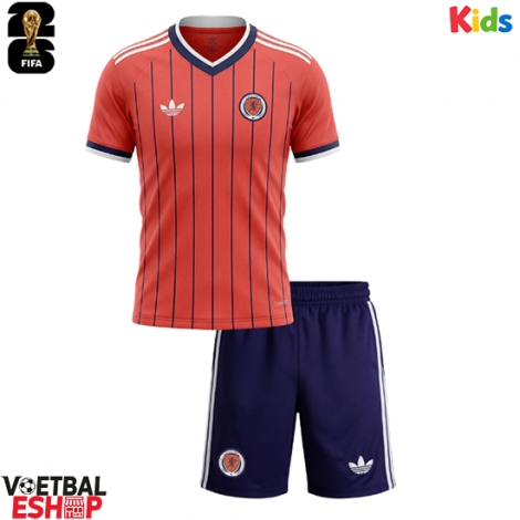 Schotland Uit tenue Kids WK 2026 Korte Mouw (+ Korte broeken)