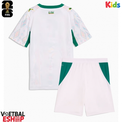 Senegal Thuis tenue Kids WK 2026 Korte Mouw (+ Korte broeken)