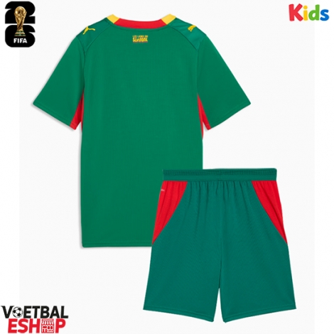 Senegal Uit tenue Kids WK 2026 Korte Mouw (+ Korte broeken)