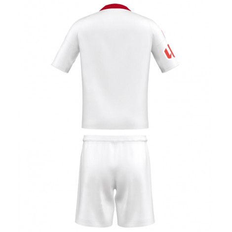 Sevilla Thuis tenue Kids 2025-26 Korte Mouw (+ Korte broeken)