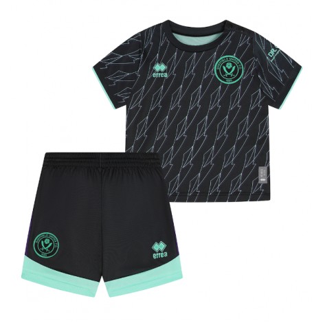 Sheffield United Rhian Brewster #7 Uit tenue Kids 2024-25 Korte Mouw (+ Korte broeken)