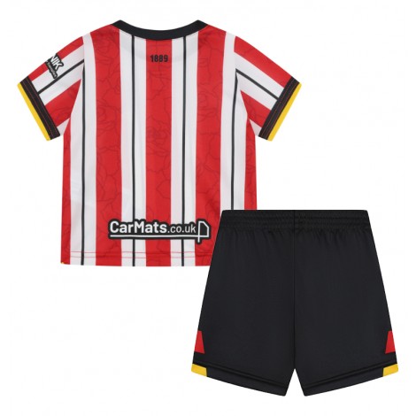 Sheffield United Thuis tenue Kids 2024-25 Korte Mouw (+ Korte broeken)