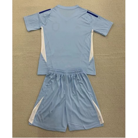 Spanje Keeper Thuis tenue Kids EK 2024 Korte Mouw (+ Korte broeken)