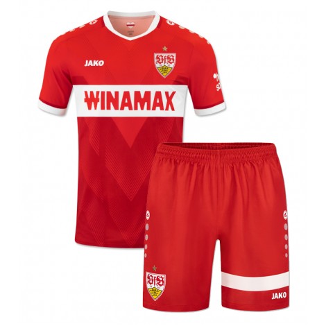 Stuttgart Uit tenue Kids 2024-25 Korte Mouw (+ Korte broeken)