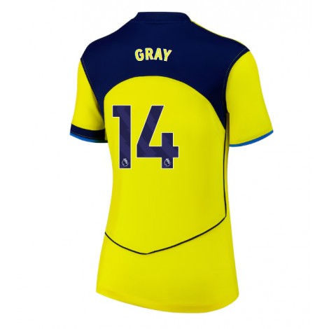 Tottenham Hotspur Archie Gray #14 Derde tenue Dames 2025-26 Korte Mouw Tottenham Hotspur Archie Gray #14 Derde tenue Dames 2025-26 Korte Mouw