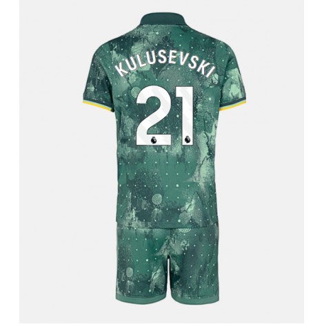 Tottenham Hotspur Dejan Kulusevski #21 Derde tenue Kids 2024-25 Korte Mouw (+ Korte broeken)