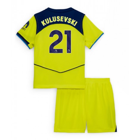 Tottenham Hotspur Dejan Kulusevski #21 Derde tenue Kids 2025-26 Korte Mouw (+ Korte broeken)
