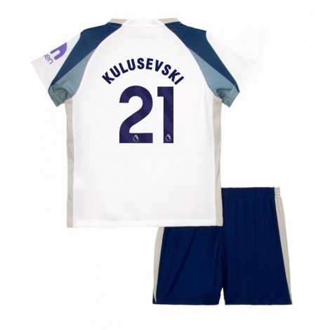Tottenham Hotspur Dejan Kulusevski #21 Thuis tenue Kids 2025-26 Korte Mouw (+ Korte broeken)