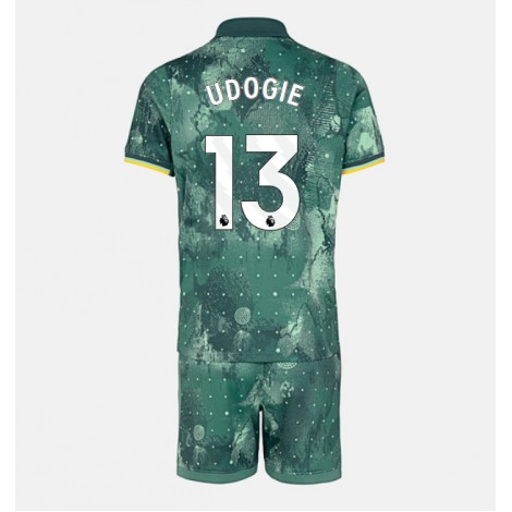 Tottenham Hotspur Destiny Udogie #13 Derde tenue Kids 2024-25 Korte Mouw (+ Korte broeken)