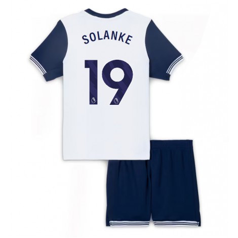 Tottenham Hotspur Dominic Solanke #19 Thuis tenue Kids 2024-25 Korte Mouw (+ Korte broeken)