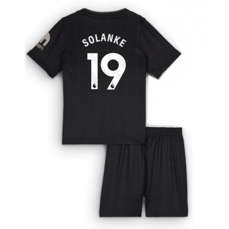 Tottenham Hotspur Dominic Solanke #19 Uit tenue Kids 2025-26 Korte Mouw (+ Korte broeken)