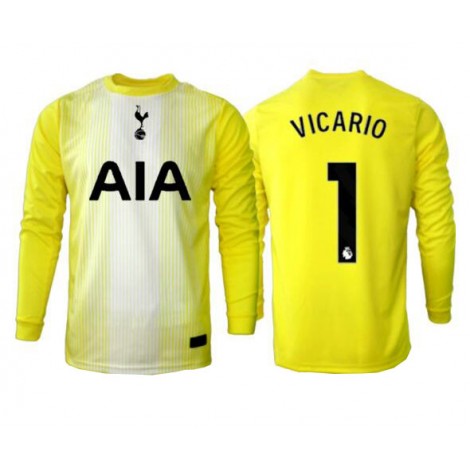 Tottenham Hotspur Guglielmo Vicario #1 Keeper Derde tenue 2025-26 Lange Mouw Tottenham Hotspur Guglielmo Vicario #1 Keeper Derde tenue 2025-26 Lange Mouw