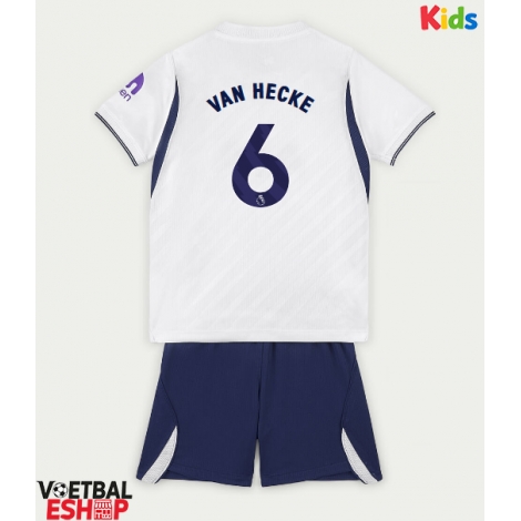 Tottenham Hotspur Jan Paul van Hecke #6 Thuis tenue Kids 2026-27 Korte Mouw (+ Korte broeken)