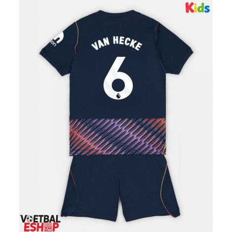 Tottenham Hotspur Jan Paul van Hecke #6 Uit tenue Kids 2026-27 Korte Mouw (+ Korte broeken)