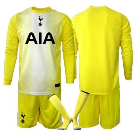 Tottenham Hotspur Keeper Derde tenue Kids 2025-26 Lange Mouw (+ Korte broeken)
