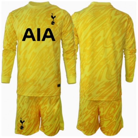 Tottenham Hotspur Keeper Thuis tenue Kids 2024-25 Lange Mouw (+ Korte broeken)