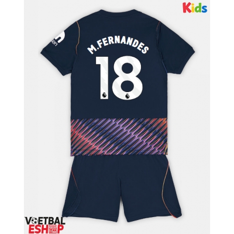 Tottenham Hotspur Mateus Fernandes #18 Uit tenue Kids 2026-27 Korte Mouw (+ Korte broeken)