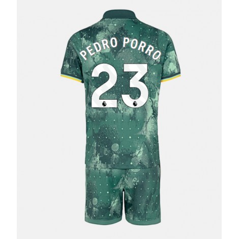 Tottenham Hotspur Pedro Porro #23 Derde tenue Kids 2024-25 Korte Mouw (+ Korte broeken)