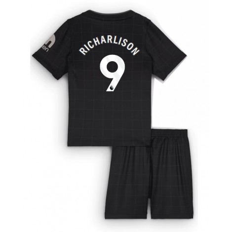 Tottenham Hotspur Richarlison #9 Uit tenue Kids 2025-26 Korte Mouw (+ Korte broeken)