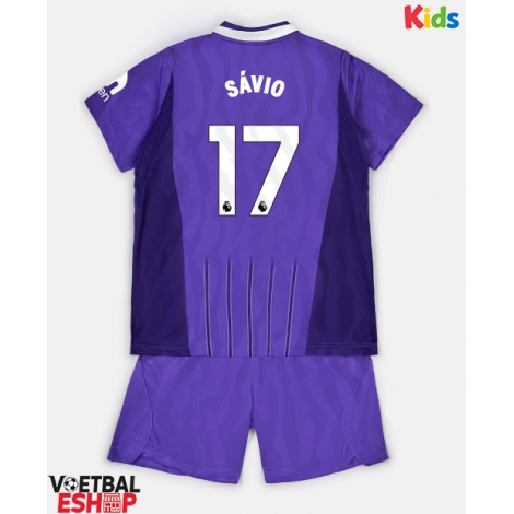 Tottenham Hotspur Savio #17 Derde tenue Kids 2026-27 Korte Mouw (+ Korte broeken)