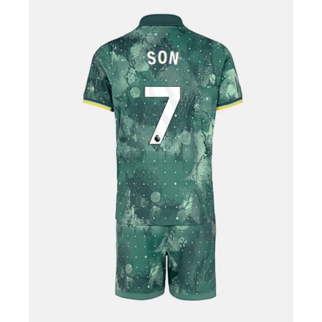 Tottenham Hotspur Son Heung-min #7 Derde tenue Kids 2024-25 Korte Mouw (+ Korte broeken)