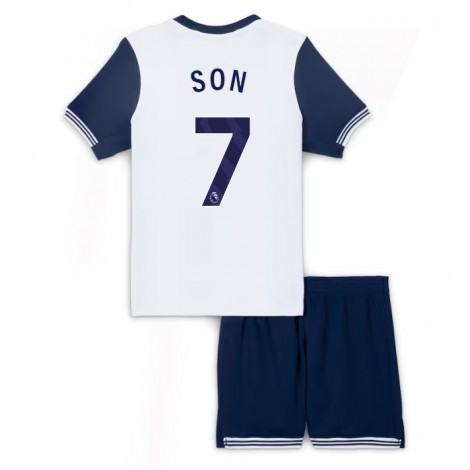 Tottenham Hotspur Son Heung-min #7 Thuis tenue Kids 2024-25 Korte Mouw (+ Korte broeken)