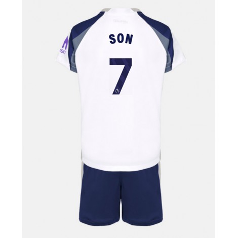 Tottenham Hotspur Son Heung-min #7 Thuis tenue Kids 2025-26 Korte Mouw (+ Korte broeken)