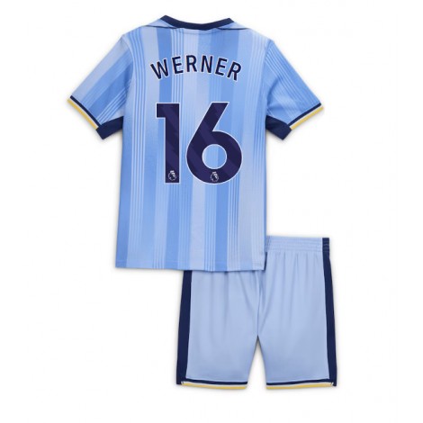 Tottenham Hotspur Timo Werner #16 Uit tenue Kids 2024-25 Korte Mouw (+ Korte broeken)