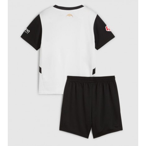 Valencia Thuis tenue Kids 2024-25 Korte Mouw (+ Korte broeken)