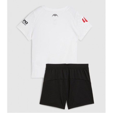 Valencia Thuis tenue Kids 2025-26 Korte Mouw (+ Korte broeken)
