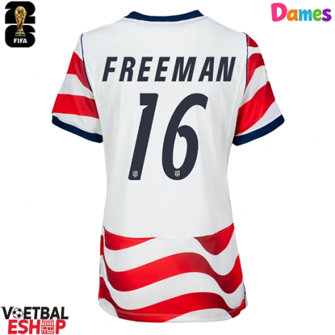 Verenigde Staten Alex Freeman #16 Thuis tenue Dames WK 2026 Korte Mouw
