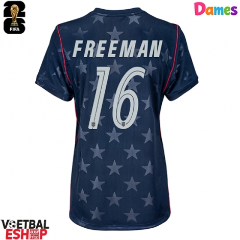 Verenigde Staten Alex Freeman #16 Uit tenue Dames WK 2026 Korte Mouw
