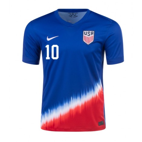 Verenigde Staten Christian Pulisic #10 Uit tenue Copa America 2024 Korte Mouw