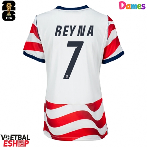 Verenigde Staten Giovanni Reyna #7 Thuis tenue Dames WK 2026 Korte Mouw