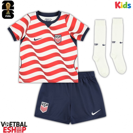 Verenigde Staten Miles Robinson #12 Thuis tenue Kids WK 2026 Korte Mouw (+ Korte broeken)