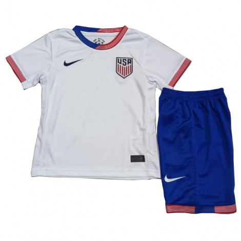 Verenigde Staten Thuis tenue Kids Copa America 2024 Korte Mouw (+ Korte broeken)