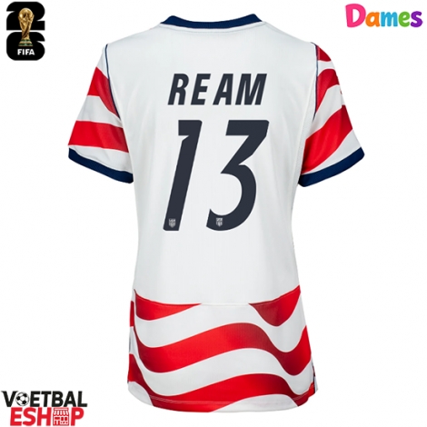 Verenigde Staten Tim Ream #13 Thuis tenue Dames WK 2026 Korte Mouw